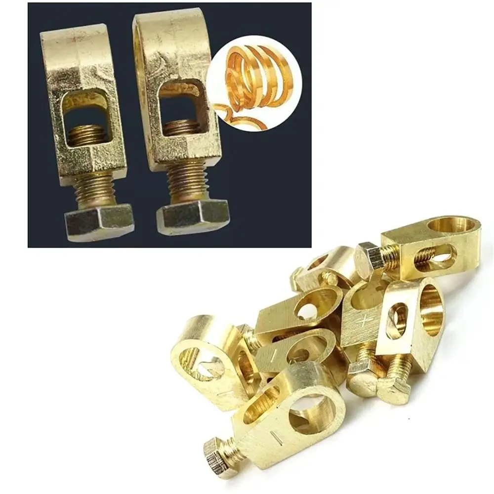 Pure Copper Battery Connection Clip Positive And Negative Thicken Battery Cable Terminal Connectors Car Battery Terminal