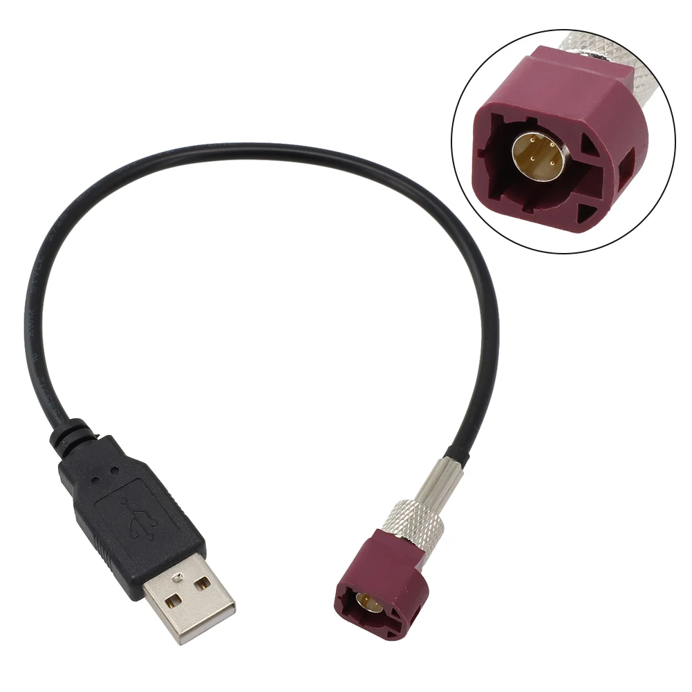 LVDS USB Retrofit Adapter Cable For For Car CD with USB Change Wire Suitable For For BMW and For Benz Audio System Integration