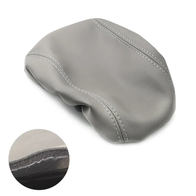 

For Toyota Prado 2002 2003 2004 2005 2006 2007 Microfiber Leather with foam Interior Center Console Lid Armrest Pad Cover Trim