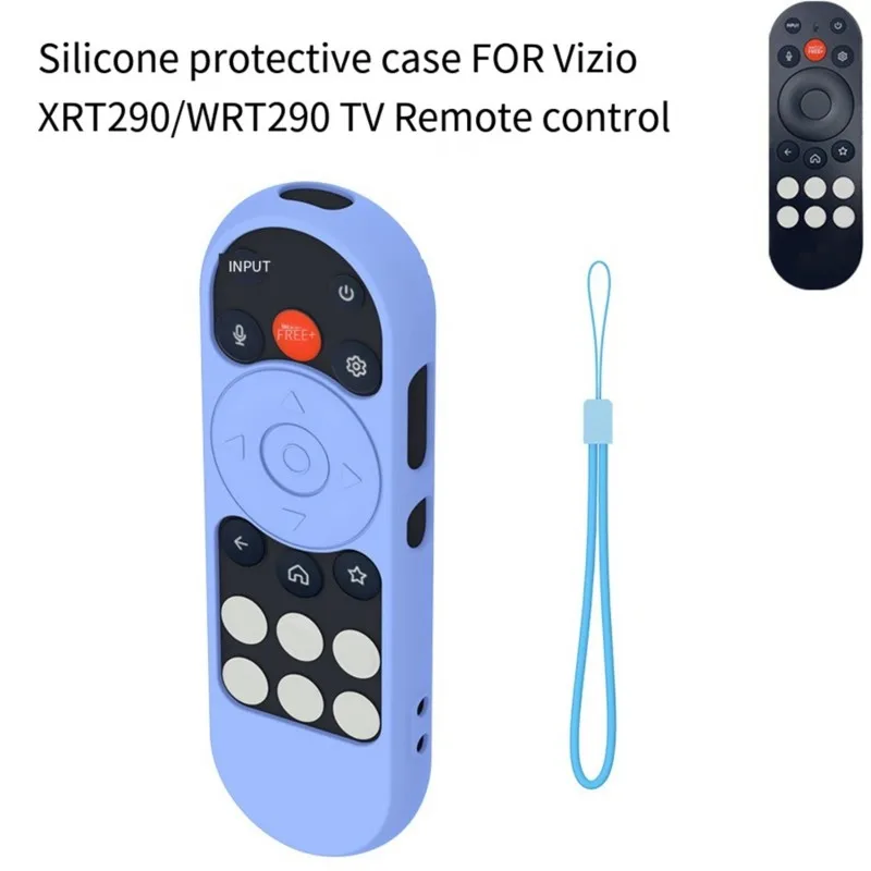 AU61-For Xumo PR3 Voice Remote Protective Case Silicone Shock-Resistant Waterproof Storage Case In Luminous Blue