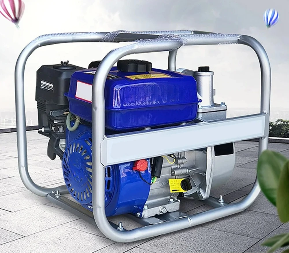 2 Inch Household High-Pressure Suction Water Pump for Agricultural Irrigation 5kw 7.5hp Self-Priming Fuel Engine Water Pump