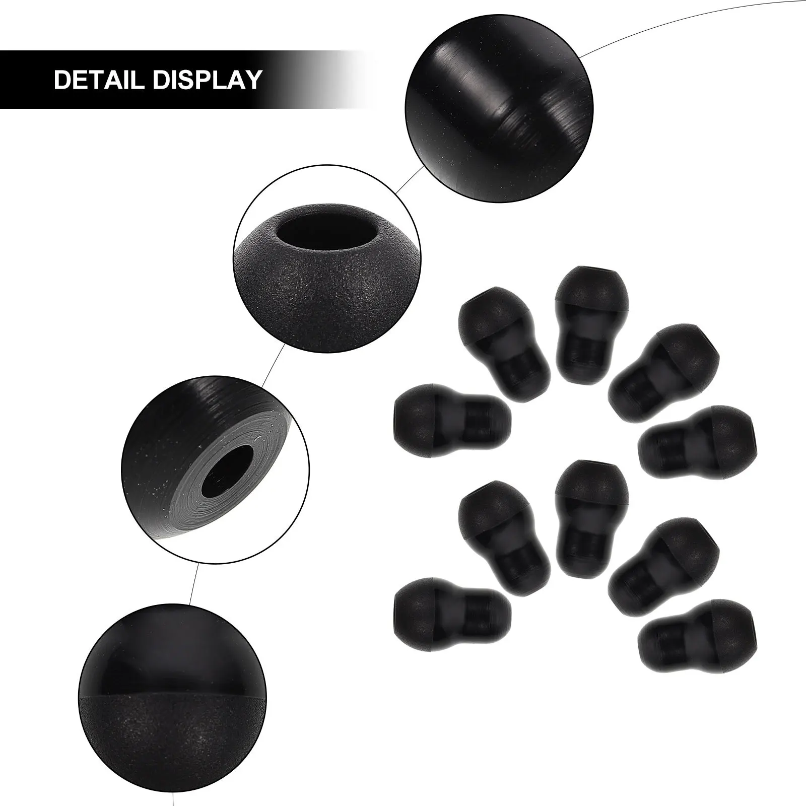

10pcs Silicone Stethoscope Ear Tips Replacement for Doctor Medical Tools Earbuds Accessories High Quality Comfort Fit
