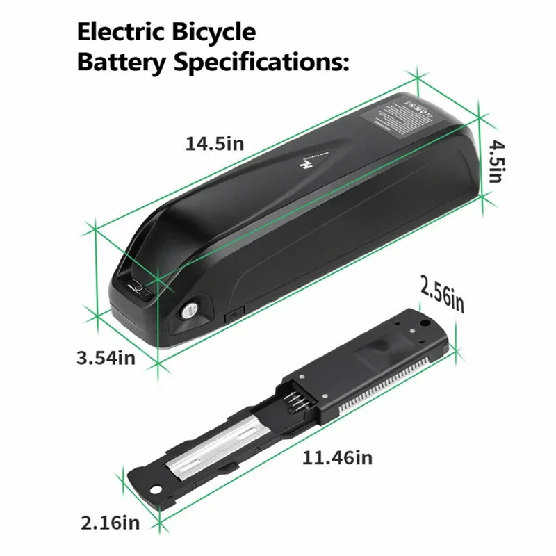 Electric Bike Battery Hailong 18650 Cells Pack 48V 52V 60v 72V 17AH 20AH 30AH 750W 1000W 1500W Powerful Bicycle Lithium Battery