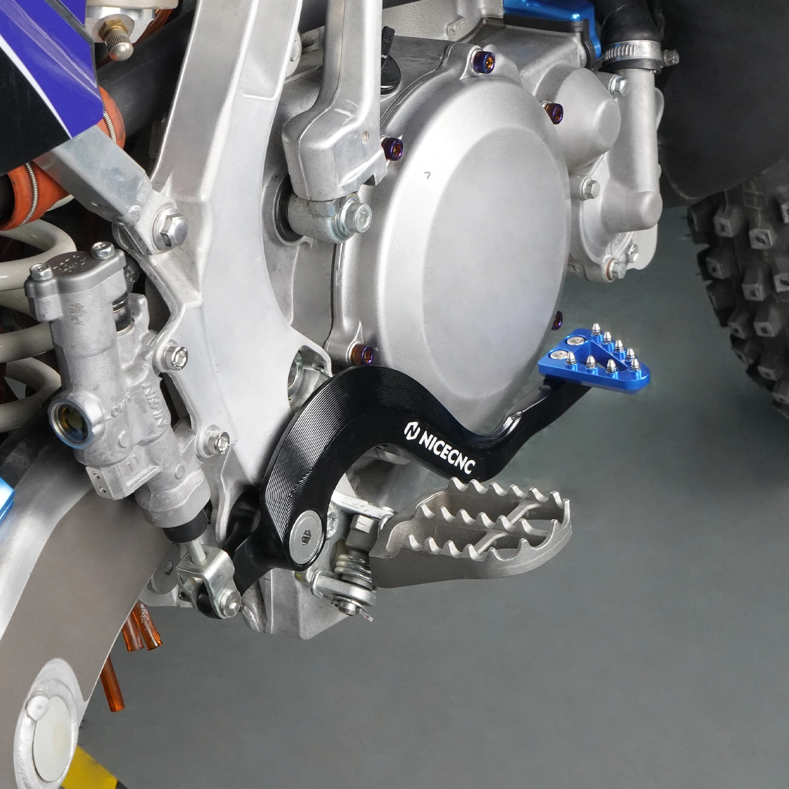 (EU-Lager) Für Yamaha YZ125 YZ250 YZ 125 YZ 250 2005-2024 YZ 125X YZ 250X 2017-2023 Motorrad-Bremspedalhebel mit verstellbarer Spitze – Detail 11