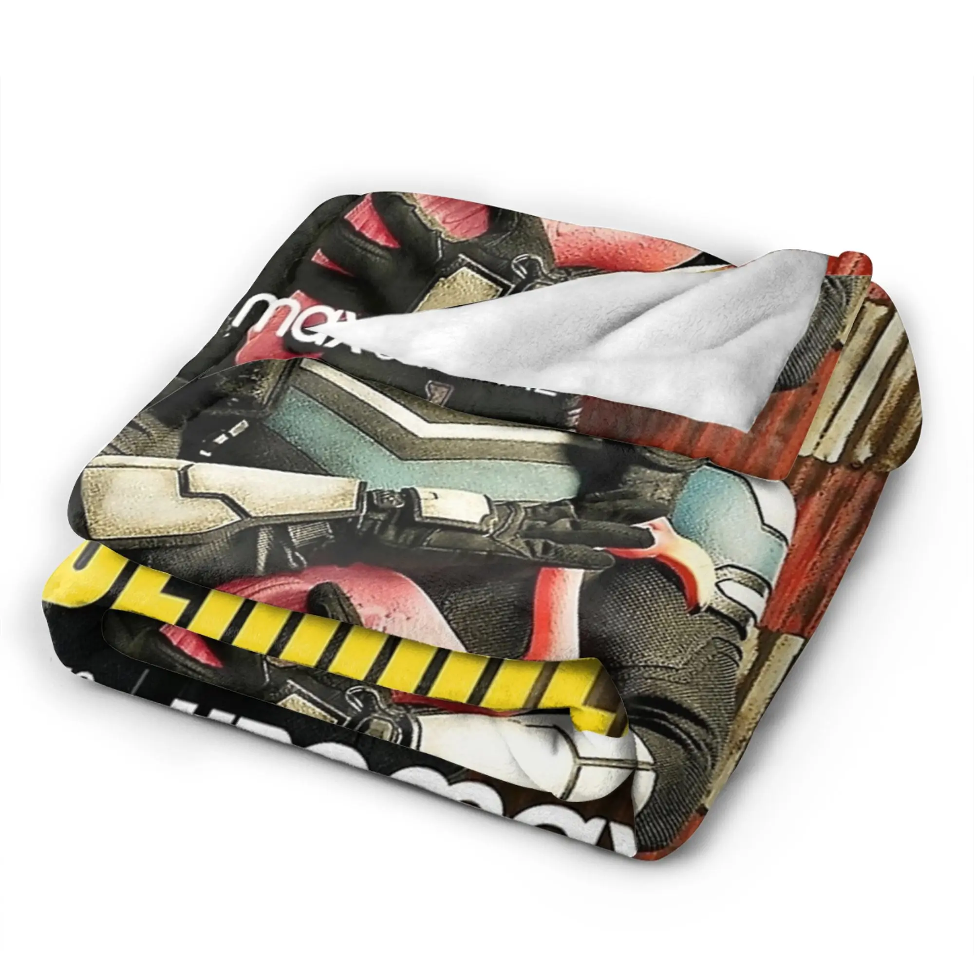 ملصق Vigilante Peacemaker بطانية الصوف الجدة لينة رمي بطانية لتغطية كرسي أريكة الصيف #5