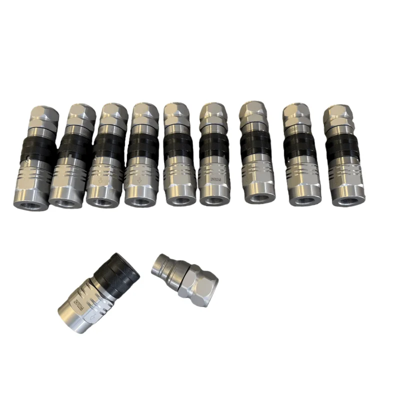 3/4 Thread 1 Inch Flow Diameter Hose Quick Connector for Excavator Hydraulic Rock Breaker Hose Quick Hitch