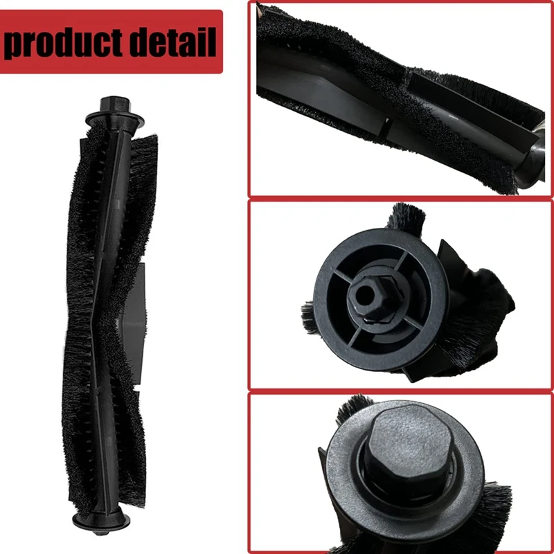 Escova do rolo principal para aspirador de pó proscenic, acessórios compatíveis com m7pro, m7max, m8, 2 peças