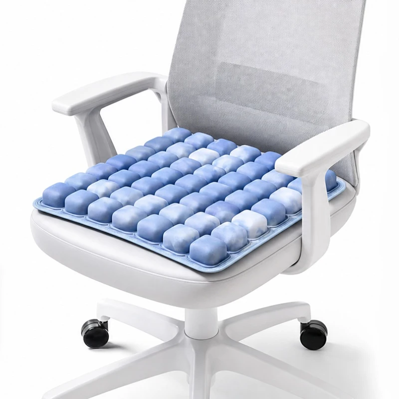 1 Stück 3D ergonomisches, verstellbares, aufblasbares Sitzkissen für langes Sitzen, Büro, Autositz, Luftkissen, manuelle Aufpumpfunktion