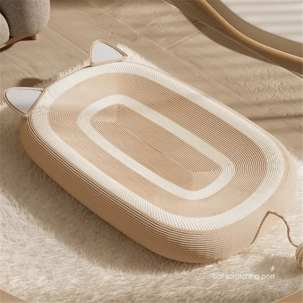 High Quality Wooden Cat Scratching Pads Large Household Pet Furniture Cat Dog Sleeping Bed Wear Resistant Pet Toys Pet Supplies