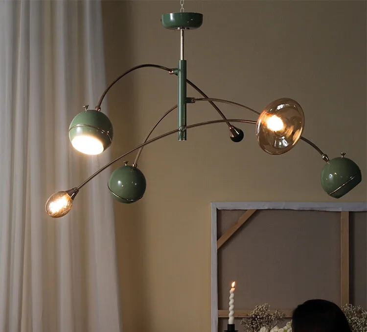 

Винтажные подвесные светильники для гостиной в стиле ретро, лампы для спальни, магазина, стеклянные декоративные люстры для столовой, кухни