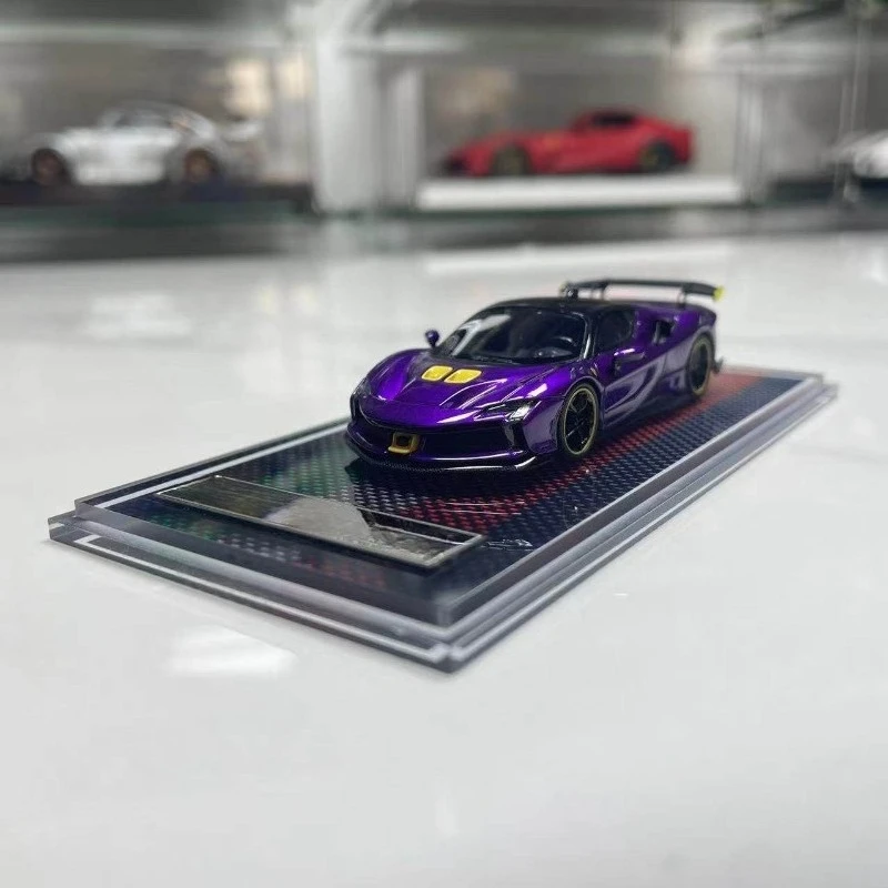 U2 1:64 FOR Ferrari SF90XX Stradale Supercar Limited Edition Resin Car Model Collectible Ornament