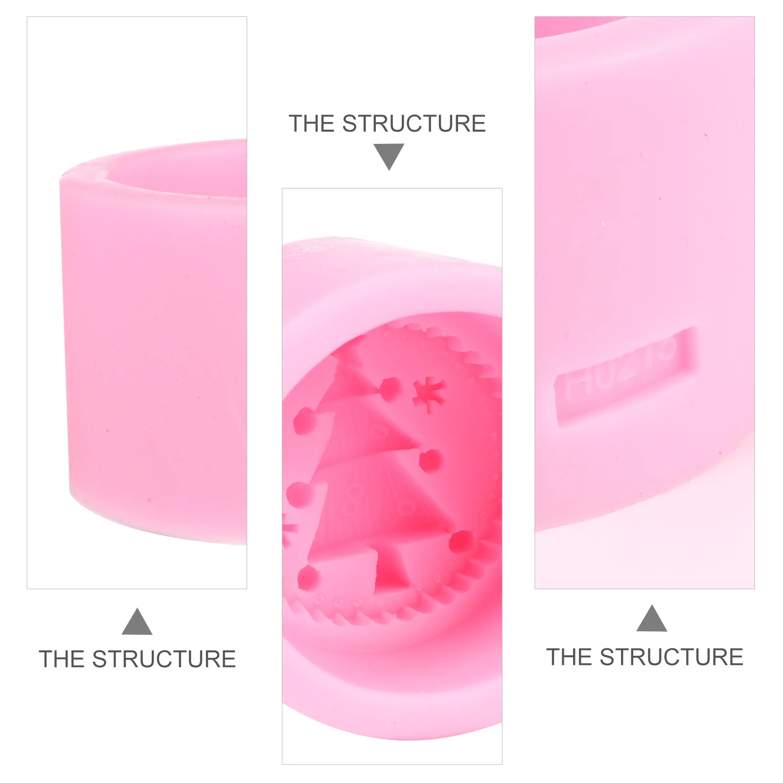 

Mini Silicone Mold Father Molds Silica Gel Decorating Christmas Cake Mould
