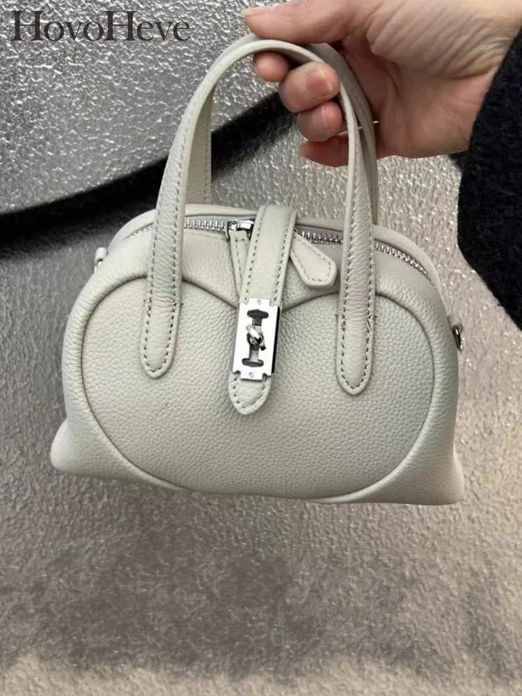 

Ladies Genuine Leather Cowhide Single Shoulder Bag Crossbody Hobos Bag Tote Handbag Heart Designer Casual Strap Messenger Bag