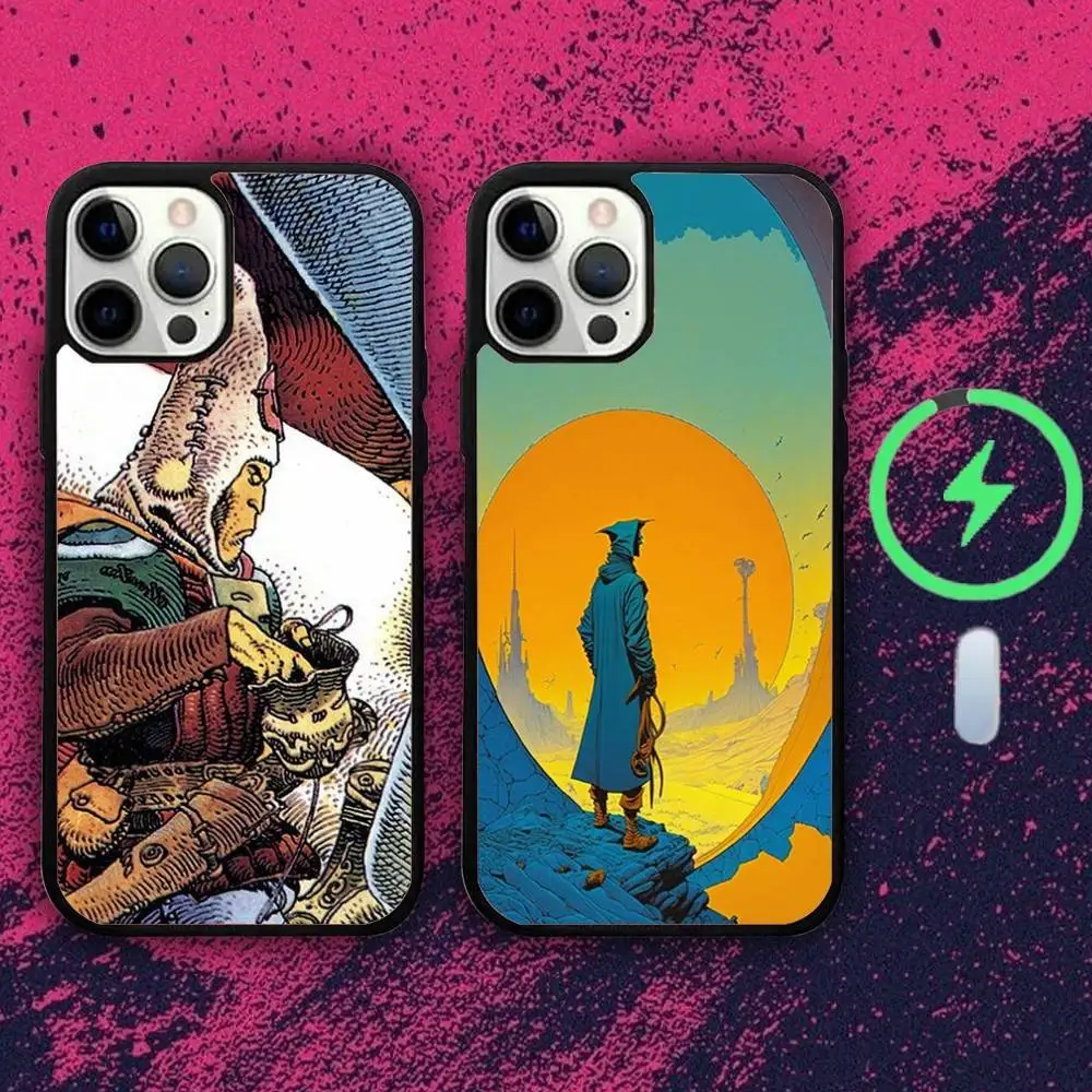 

Art M-Moebius Phone Case For iPhone 16e,16,15,14,13,12,11,Plus,Pro,Max,Mini Magsafe Magnetic Wireless Charging
