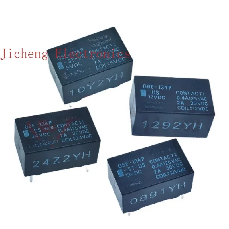 

10PCS G6E-134P-ST-US-5VDC G6E-134P-US-12VDC 24VDC relay original