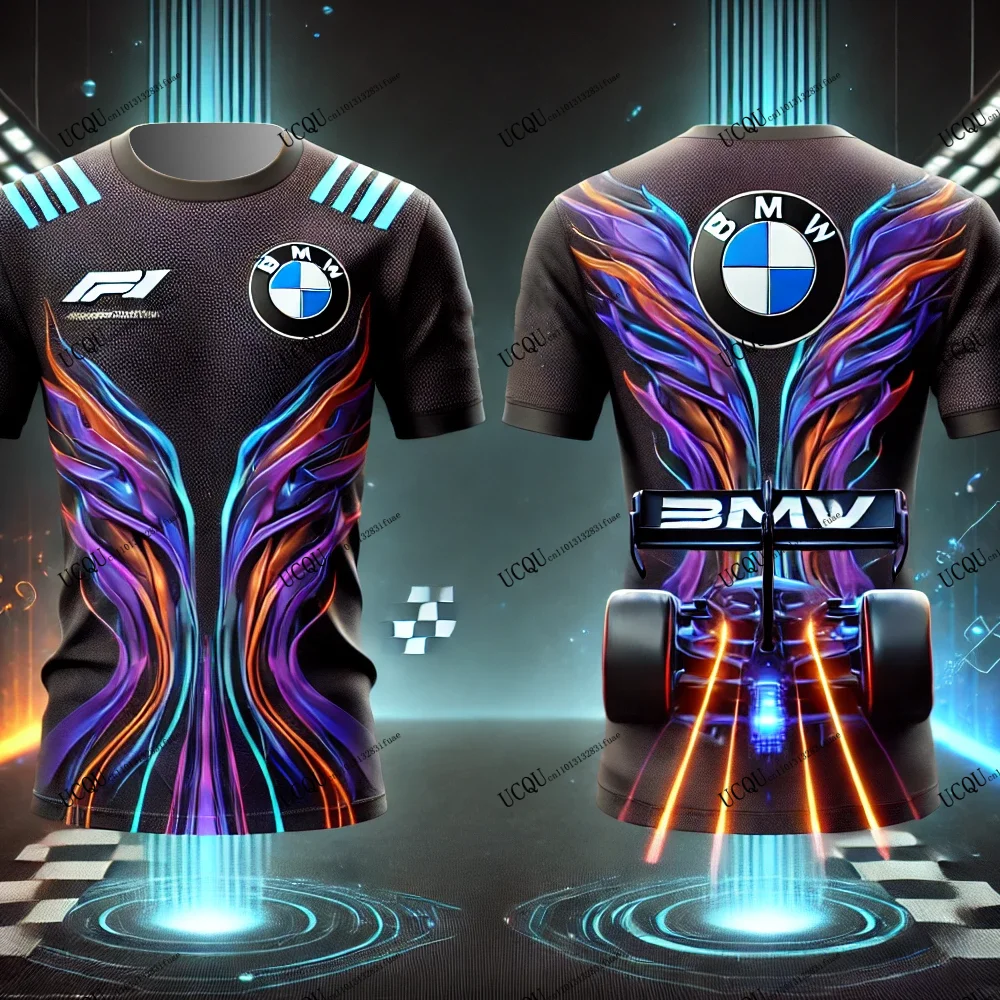

Мужская спортивная футболка BMW с 3D принтом Thermal Motion Race, цветной дизайн пламени, спортивная футболка с мотором, топ M-Power для взрослых и детей