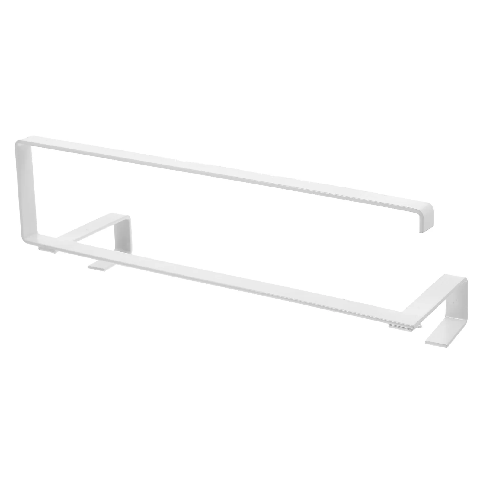 

Roll Paper Holder Towel Mount Non Punch Design Thick Material Kitchen Storage Rack Toilet Paper Organizer