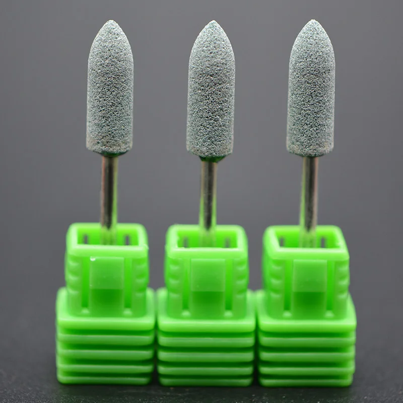 Broca de cerámica para uñas, taladros eléctricos para manicura, fresadora, rebabas para uñas, accesorios de pedicura, herramientas