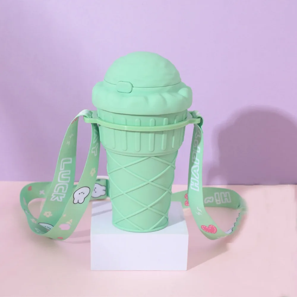 

Drinkware Plastic Water Cup 500ml Cute Straw Cup Cartoon Portable Water Bottle Summer