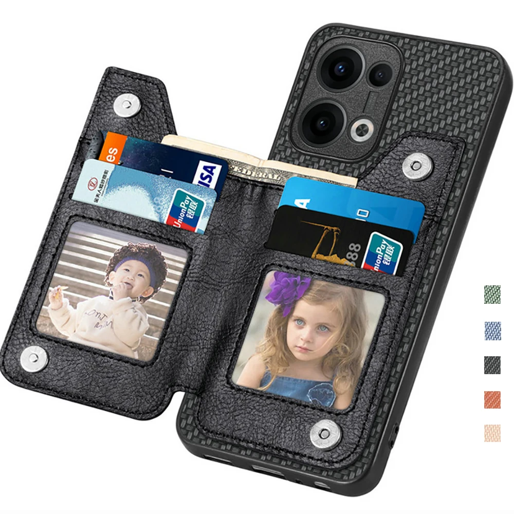 Reno13 14 15 FS 14F 13F 13A 5G Luksusowe etui dla OPPO Reno 15F Skórzane etui z zamkiem błyskawicznym Reno 13 14 15 16 Pro Max 15F Pokrowiec na tył