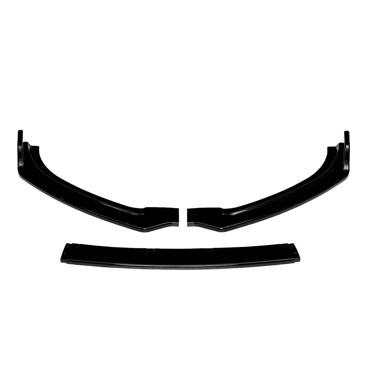 

3Pcs Car Front Bumper Splitter Lip Diffuser Protector Cover Deflector Lips Body Kit Spoiler Guard For Audi A6 Sport 2016-2018