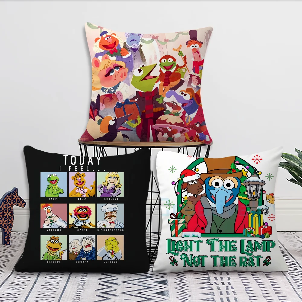 Christmas Comfortable soft The M-Muppets Pillow Case for Sofa Living Room Home office Decor and Protective Covers