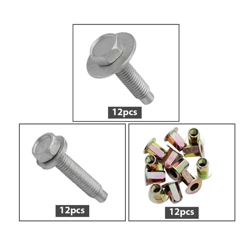 Tubular Side Step Hardware Kit 68193128AB For Dodge RAM 1500 2500 3500 2013-2023 Foot Bar Screws Car Accessories