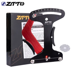 ZTTO CNC Bicycle Spoke Tension Meter Wheel Builders Tensioner Tool MTB Road Spoke Wrench Checker Indicator Accurate Stable Tool