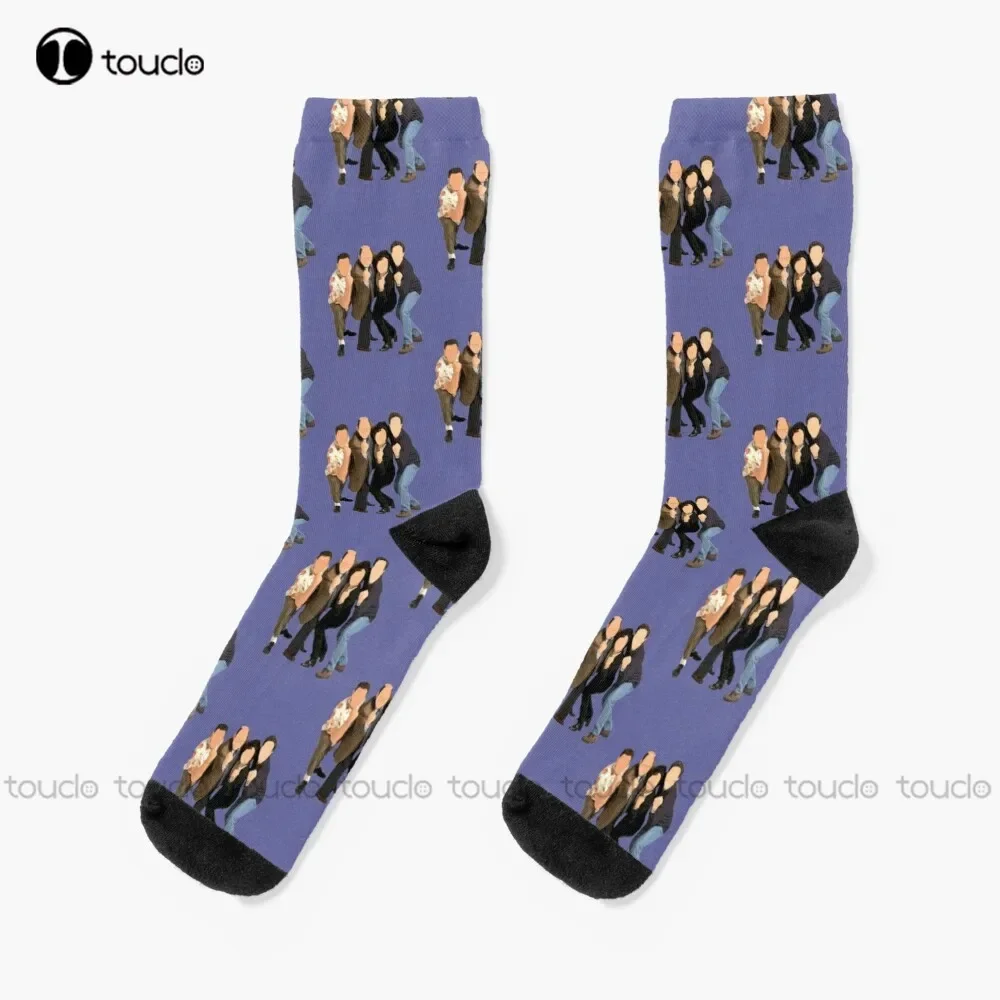 Togetherness Seinfeld Socks Boys Socks 360° Digital Print Unisex Adult Teen Youth Socks Personalized Custom Gift Hd High Quality