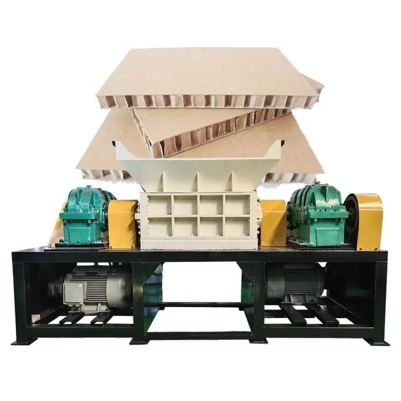 YG Double Shaft Industrial Used Paper Cardboard Shredder Machine