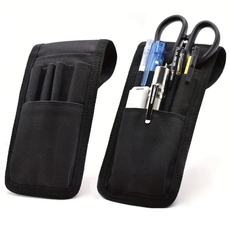 

Small Tool Pouch, Tool Belt Pouches, Electrician Tool Pouch, Mini Organizer Pocket Attachment for Tool Belt, 5 Pockets