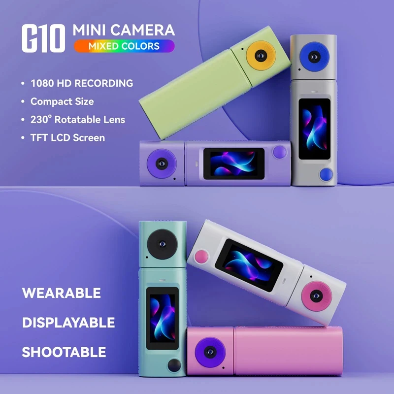 G10 HD Thumb Camera with Rotating Lens