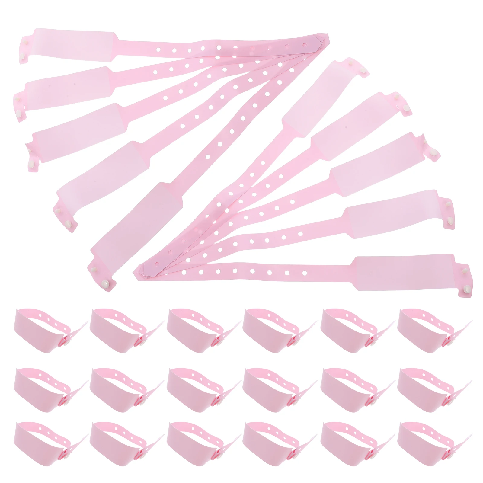 

100pcs Hospital Wristbands Patient Id Bands Medical Grade Pvc Waterproof Writable Identification Bracelets For Adults Senior