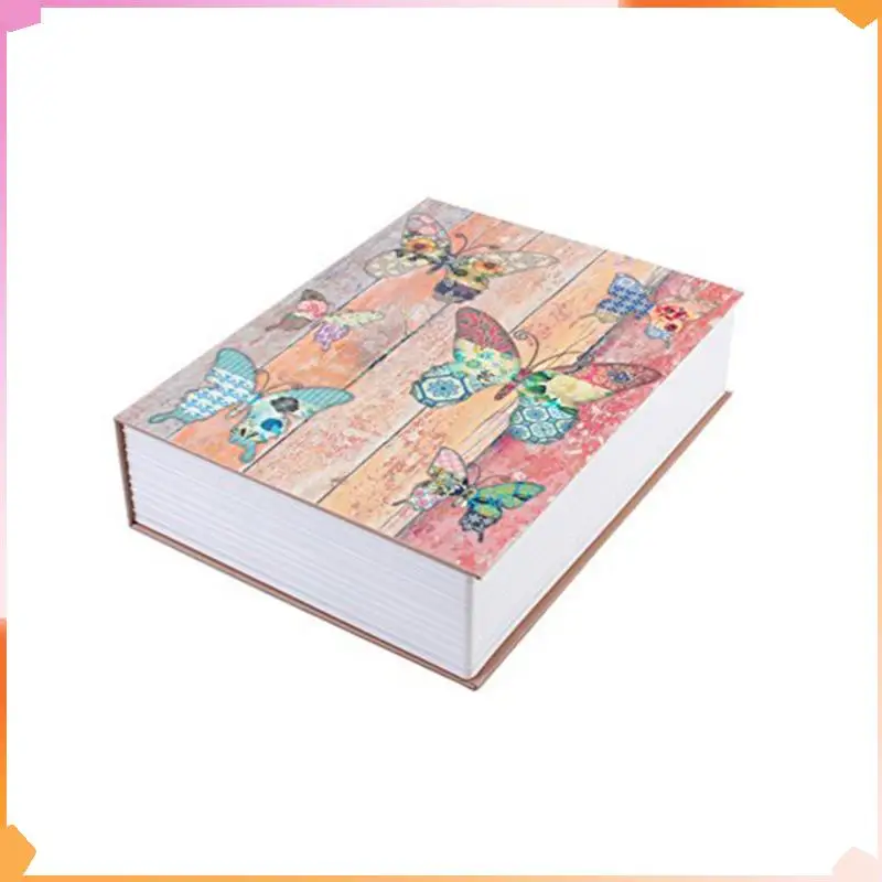 B94A Mini Dictionary Safe Box Storage Box Butterfly Book Secret Security Safe Lock For Jewellery Key Valuables
