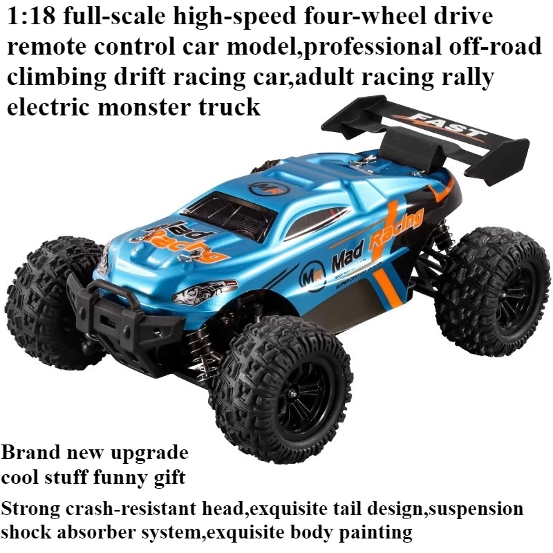 

Cool Stuff Toy Car Funny Gift-Hot 1:18 Full-scale Climbing Off-road Rc Truck,High-speed 4WD Rc Cars,Monster Truck,Toys for Kids