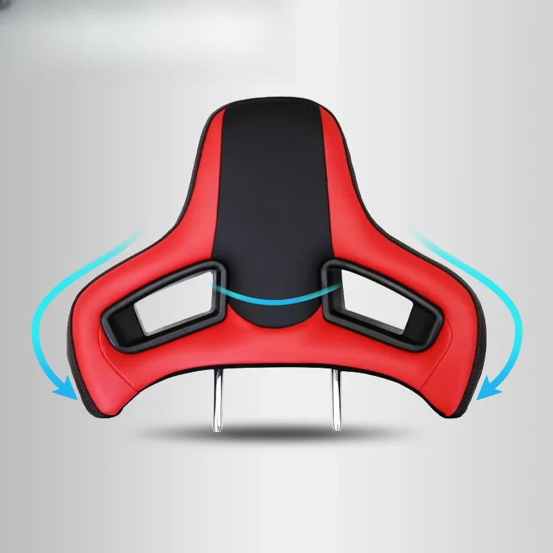

Car seat headrest custom sports style cold mold foam pu leather construction