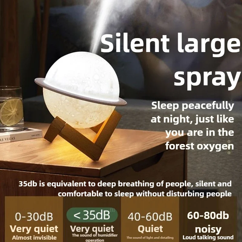 Многофункциональный увлажнитель воздуха, увлажнитель звездного неба с ночником, портативный настольный бесшумный увлажнитель для спальни, дома, ароматерапии