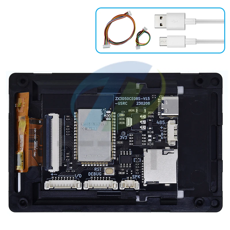 Imagem -05 - Placa de Desenvolvimento Esp32 com Tela Lcd Multi-touch Capacitiva Bluetooth Embutido Wi-fi Wt32-sc01 Plus 35 320x480 1pc