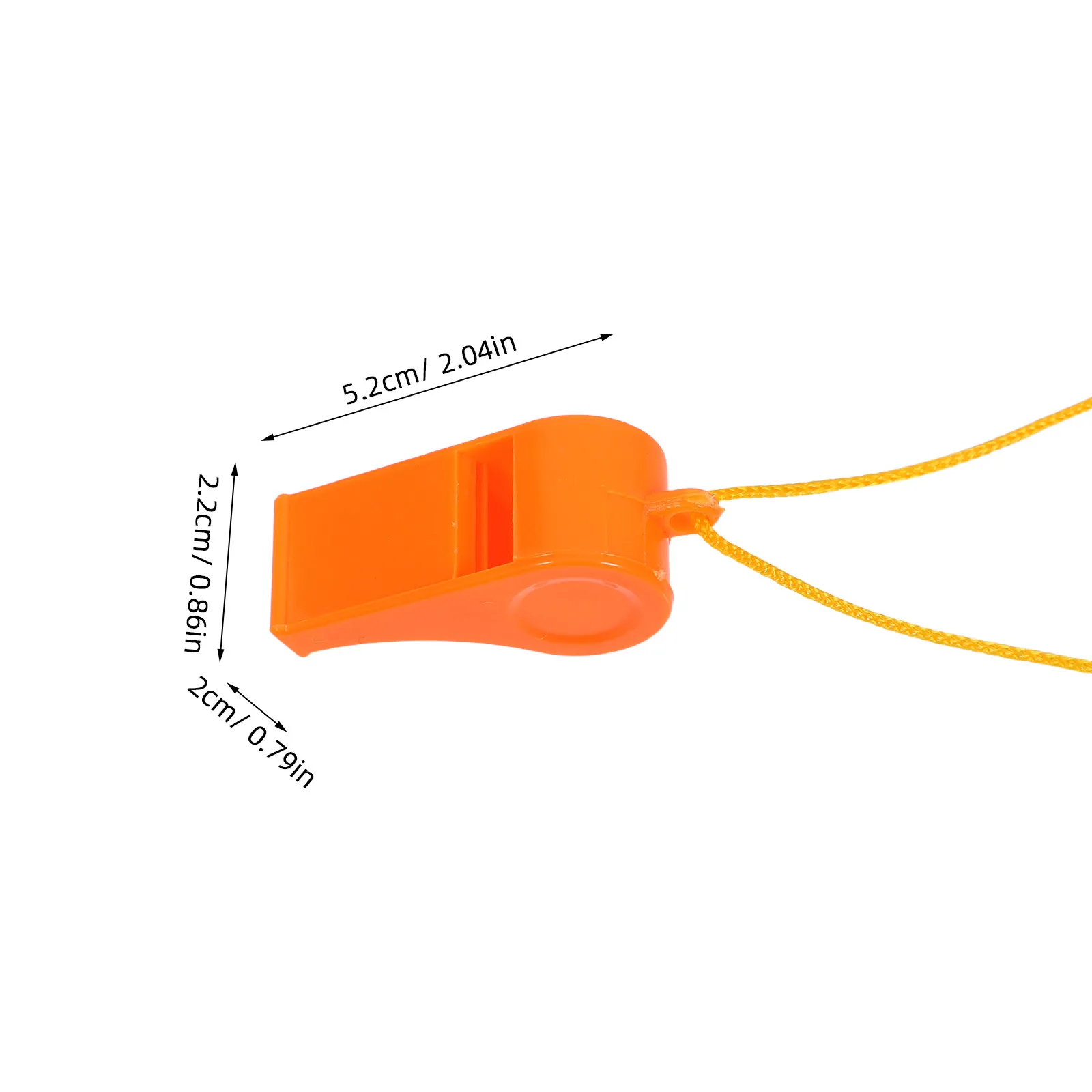 30 Pcs Loud Whistle for Coaches Football Emergency Whistles Safety Crisp Sound Yellow