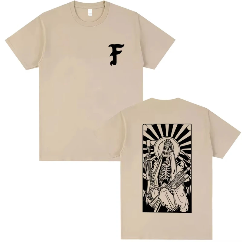 Forward Observations Group Skeleton Graphic T-shirt Men Women Casual Cotton Vintage T-shirts Male Oversized T Shirts Streetwear