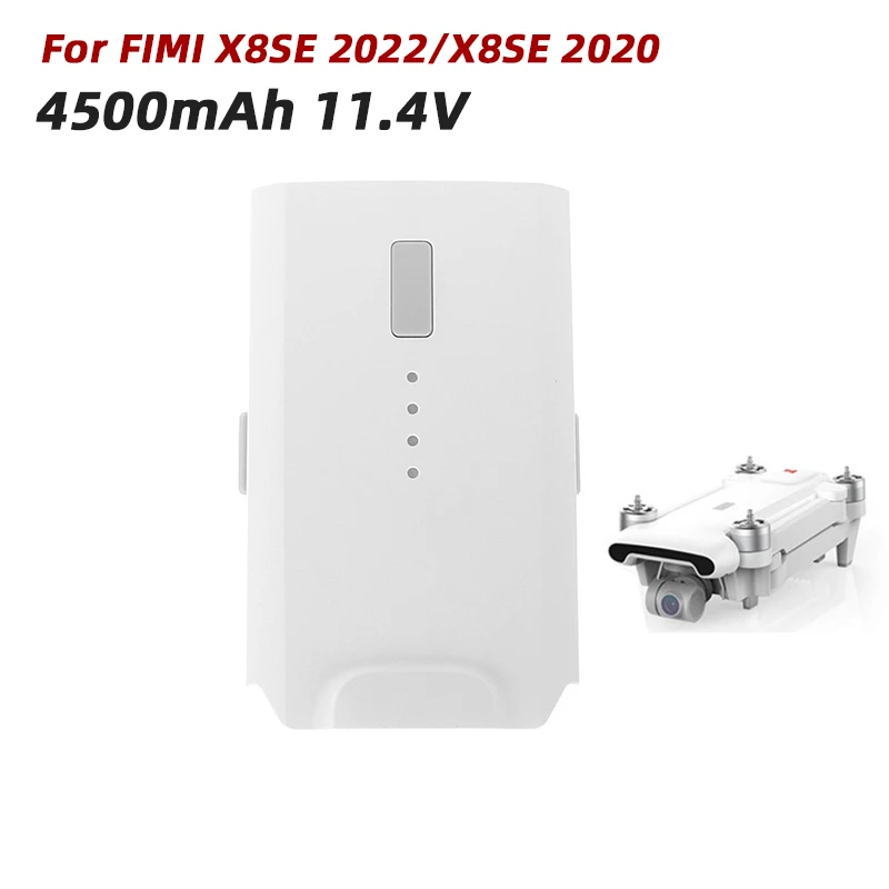 Batería de Vuelo Inteligente para Dron FIMI X8SE 4500/X8SE 2022 2020 V FIMI X8SE V2 RC, accesorio de batería, 11,4 mAh