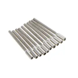 Watch Accessories 100Pc Wrist Watch Winding Stem Extensions High Quality 0.9mm Stainless Steel Extension Replacement Repair Part