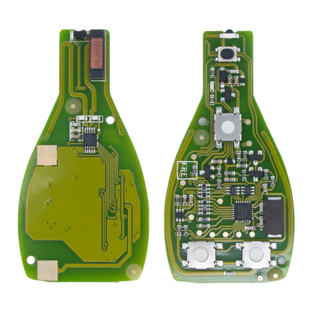 dahai Klucz samochodowy zdalnego sterowania do Mercedes Benz w164 W203 W204 W205 W210 W211 W212 W221 A B C E S Class BGA &NEC 315/433Mhz Card