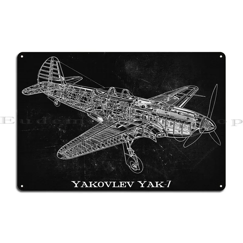 Grumman E1B Tracer Stearman XBT-17 Beriev Be200 Yakovlev Yak-55 Aircraft Blueprint Metal Plaque Personalized Tin Sign Poster