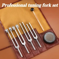 Juego de diapasones 128HZ curación 136,1 HZ terapia de sonido 256 HZ diapasón profesional 384 HZ diapasones instrumento de percusión