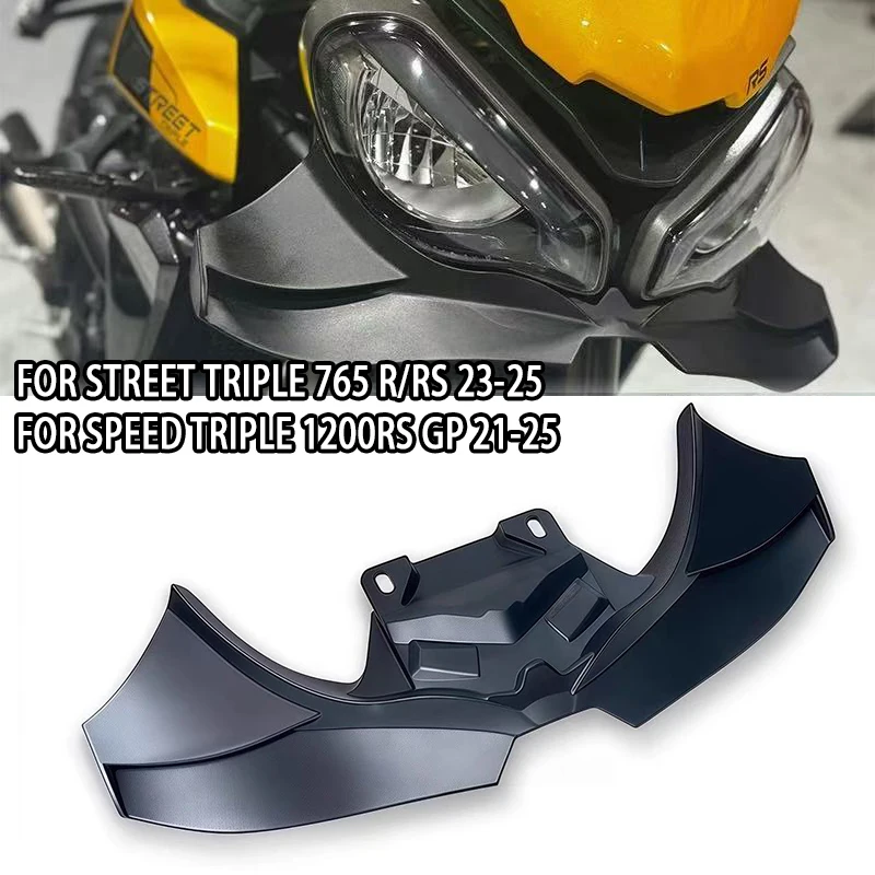 

For Street Triple 765 R/RS 23-25 Wind Wing Cover Cone Aerodynamics Fairing Winglets For Speed Triple 1200RS GP 21-25 Front Lip