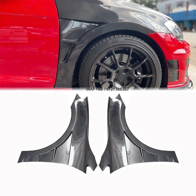 Carbon Fiber Fender for 7 GTI Car Side Bumper Carbon Fiber Fender Conversion Kit