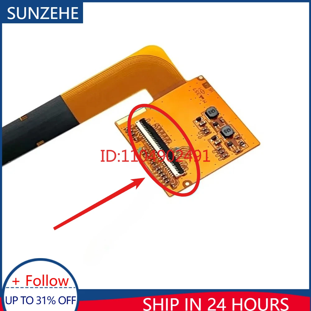 

Новинка для NIKON D7500, поворотный ЖК-экран для материнской платы, гибкий вал, кабель, запасная часть для зеркальной цифровой камеры с микросхемой