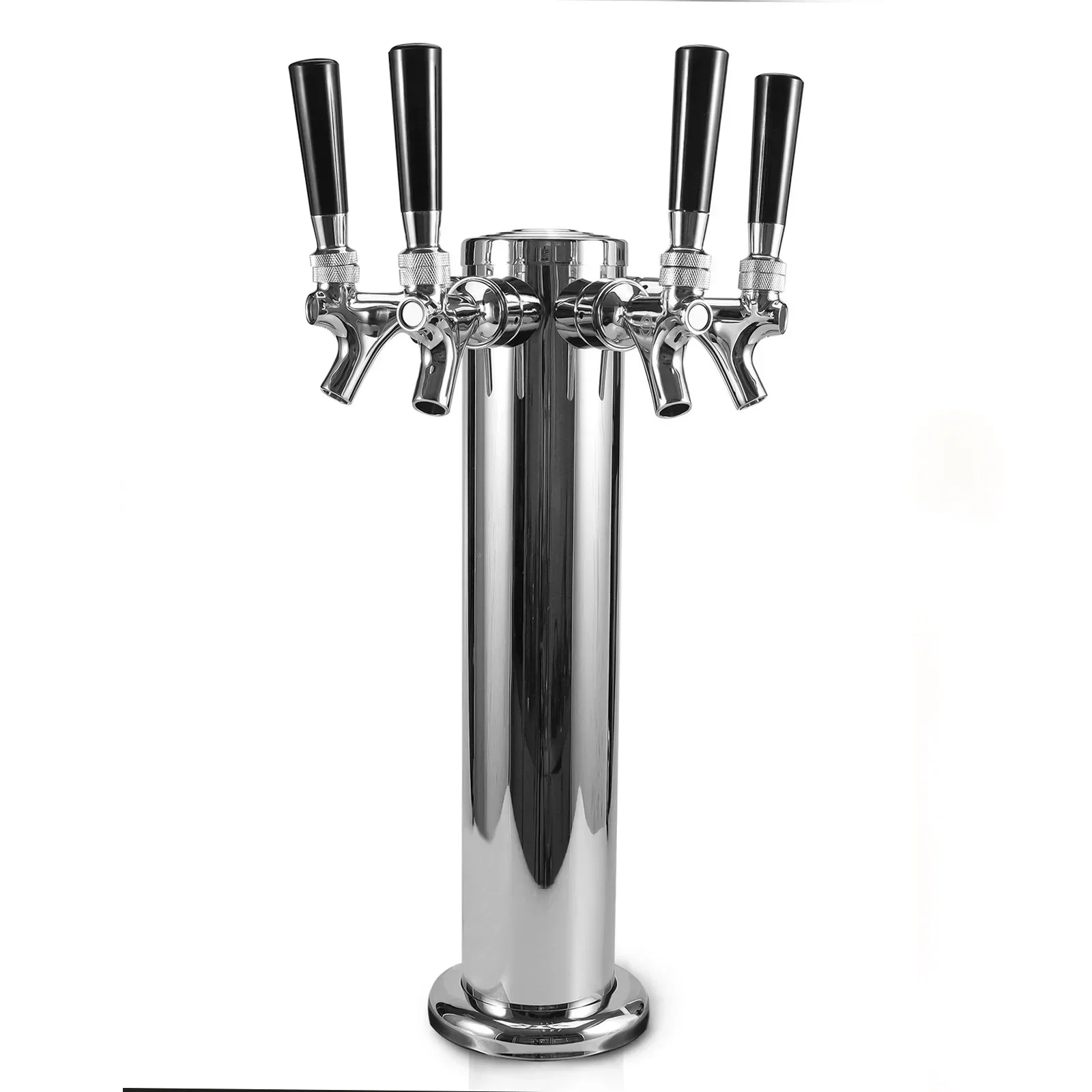 Metal Craft Stainless Steel Single Head Double Head Three Head Beer Wine Column Wine Tower with Beer Faucet