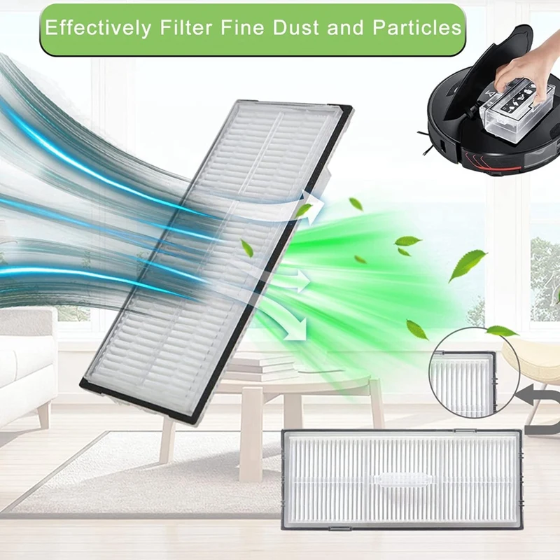 For Roborock S8 Pro Ultra S8+ Robot Vacuum Spare Parts Main Side Brushes Mop Cloths HEPA Filters Dust Bags Accessories